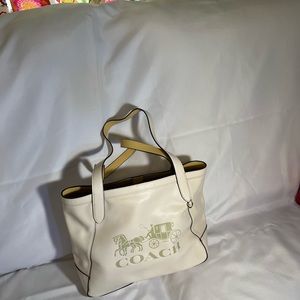Off white Coach bag